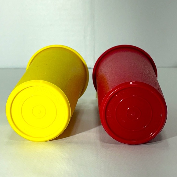 Vintage Tupperware Ketchup and Mustard Pump Dispensers! - Picture 7 of 8